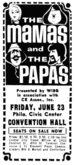 The Mamas & the Papas / Moby Grape / The Blues Magoos on Jun 23, 1967 [110-small]