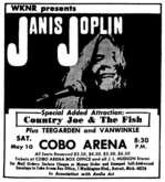 janis joplin / Country Joe & The Fish / Teegarden and VanWinkle on May 10, 1969 [298-small]