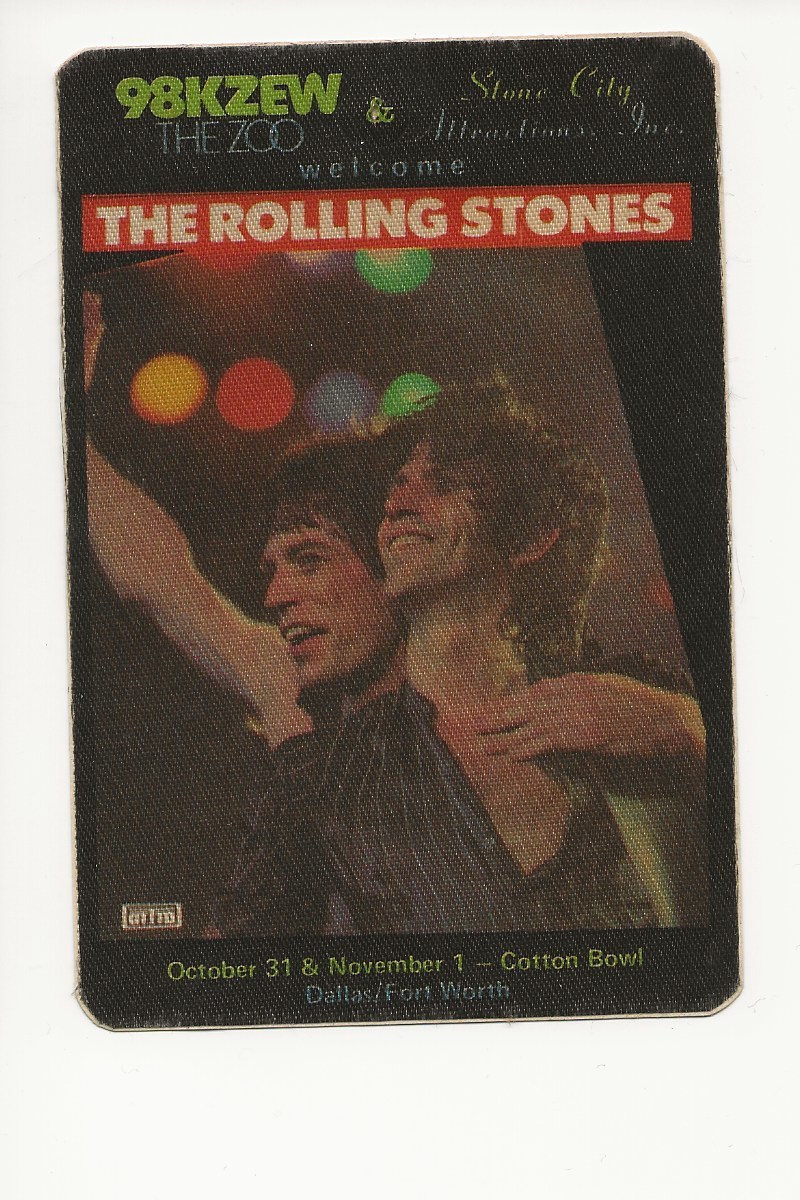 Oct 31, 1981 Rolling Stones / ZZ Top / Fabulous Thunderbirds at Cotton
