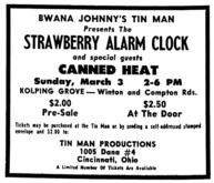 Strawberry Alarm Clock / Canned Heat on Mar 3, 1968 [425-small]