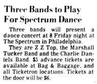 Z Z Top / The Marshall Tucker Band / The Charlie Daniels Band on Aug 22, 1975 [565-small]
