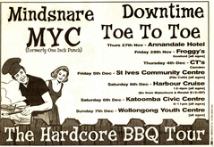 Mindsnare / Downtime / Mid Youth Crisis / Toe to toe on Nov 28, 1997 [605-small]