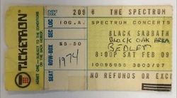 Black Sabbath / Black Oak Arkansas  / bedlam on Feb 9, 1974 [878-small]