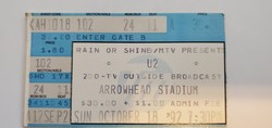 Zoo TV Tour on Oct 18, 1992 [282-small]
