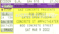 The Damned / White Zombie on Mar 9, 2002 [497-small]