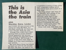 Asia / Chris Bliss on Oct 28, 1982 [514-small]