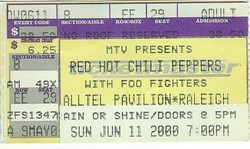 Red Hot Chili Peppers / Foo Fighters on Jun 11, 2000 [544-small]