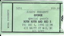 Sponge / Ruth Ruth / Red 5 on Dec 6, 1996 [614-small]