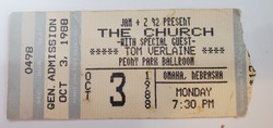 The Church / Tom Verlaine on Oct 3, 1988 [633-small]