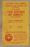 The Sisters of Mercy / Skeletal Family on Oct 25, 1984 [642-small]