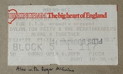 Bob Dylan / Tom Petty And The Heartbreakers / Roger Mcguinn on Oct 12, 1987 [647-small]