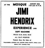 Jimi Hendrix / Soft Machine / Eire Apparent on Aug 20, 1968 [810-small]