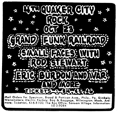 Grand Funk Railroad / Rod Stewart / Eric Burdon and War / Elizabeth on Oct 23, 1970 [962-small]