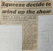 Review (Nottingham Evening Post), Squeeze on Nov 2, 1982 [979-small]