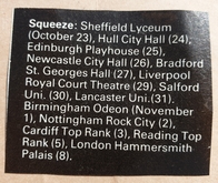The tour actually finished at The Lyceum, London, 9th Nov., Squeeze on Nov 2, 1982 [980-small]