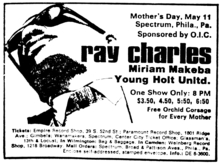 Ray Charles / Miriam Makeba / Young Holt Unlimited on May 11, 1969 [982-small]