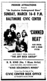 Canned Heat / Jeff Beck / B.B. King / King Solomon's Minds on Mar 16, 1969 [042-small]