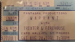 Warrant / Trixter / Firehouse on Aug 24, 1991 [089-small]