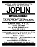 janis joplin / Butterfield Blues Band / Joe Cocker on Dec 7, 1969 [153-small]