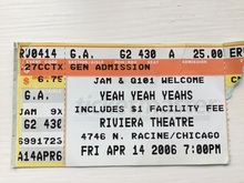 Yeah Yeah Yeahs / Blood On the Wall / Imaad Wasif on Apr 14, 2006 [180-small]