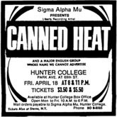 Canned Heat / Ten Years After on Apr 18, 1969 [210-small]
