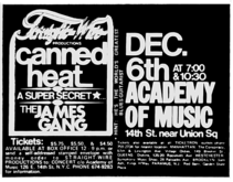 Canned Heat / James Gang / B.B. King on Dec 6, 1969 [462-small]