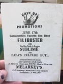 Filibuster / Sublime / Papa’s Culture on Jun 17, 1992 [517-small]