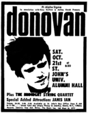 Donovan / janis ian / The Midnight String Quartet on Oct 21, 1967 [547-small]