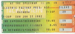 Rainbow / The Scorpions / Riot on Jun 27, 1982 [593-small]