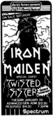 Iron Maiden / Twisted Sister on Jan 29, 1985 [820-small]
