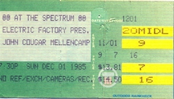 John Cougar Mellencamp on Dec 1, 1985 [821-small]