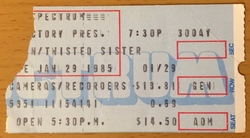 Iron Maiden / Twisted Sister on Jan 29, 1985 [832-small]