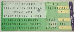 Mötley Crüe / Loudness on Aug 10, 1985 [834-small]