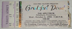 Grateful Dead on Oct 5, 1994 [079-small]