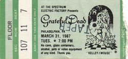 Grateful Dead on Mar 31, 1987 [128-small]