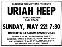 Uriah Heep / Foreigner / Starz   on May 22, 1977 [246-small]