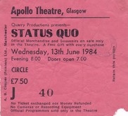 Status Quo on Jun 13, 1984 [441-small]