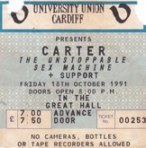 Carter The Unstoppale Sex Machine on Oct 18, 1991 [488-small]
