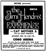 Jimi Hendrix / Cat Mother and the All Night Newsboys on Nov 30, 1968 [724-small]