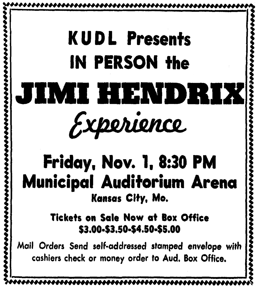 Concert History of Municipal Auditorium Kansas City, Missouri, United