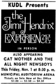 Jimi Hendrix / Cat Mother and the All Night Newsboys on Nov 1, 1968 [737-small]