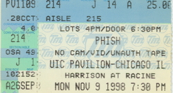 Phish on Nov 9, 1998 [770-small]