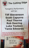 Tiff Stevenson / Scott Capurro / Rob Deering / Luke Toulson / Tania Edwards /  Paul Thorne on Jun 12, 2018 [820-small]