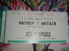 Mayhem / Watain / Rotting Christ on Nov 15, 2015 [830-small]