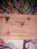 7 Seconds / Descendents / Hot Spit Dancers / Sea Hags / Identity Crysis on Nov 10, 1985 [831-small]