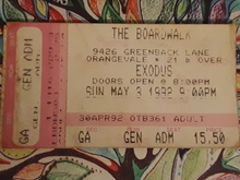 Exodus / The Organization on May 3, 1992 [842-small]