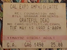 Grateful Dead / David Grisman Quintet on May 19, 1992 [843-small]
