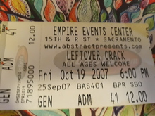Leftöver Crack / Toxic Narcotic / I Object on Oct 19, 2007 [862-small]