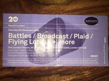 Battles / Strictly Kev / Nice Nice / Jackson / Mira Calix / Rustie / Flying Lotus / Plaid / Broadcast on Dec 5, 2009 [791-small]