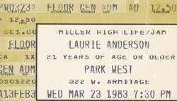 Laurie Anderson on Mar 23, 1983 [942-small]
